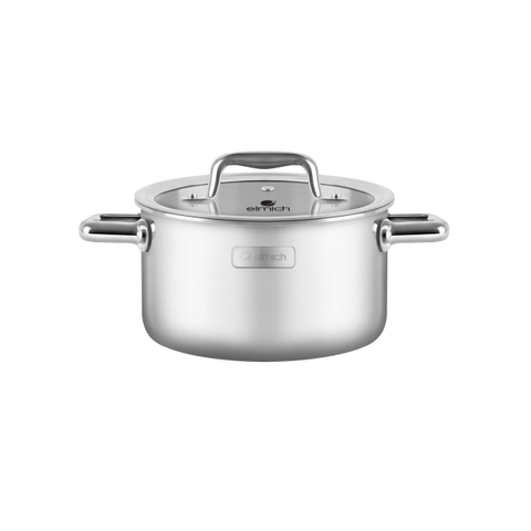 Bộ nồi inox liền khối Elmich Trimax ECO EL-8003 size 16, 18, 22, chảo 26cm