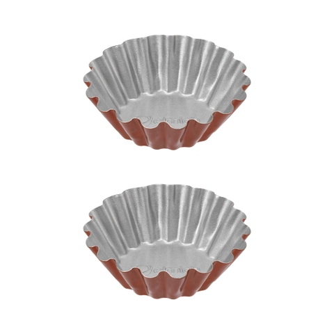 Bộ 2 khuôn làm bánh tart hình tròn Elmich EL0286