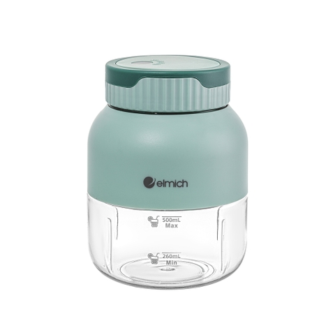 Máy xay sinh tố cầm tay chạy pin Elmich Daily BLE1564PG dung tích 800ml
