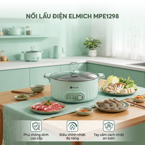 Nồi lẩu điện Elmich MPE1298