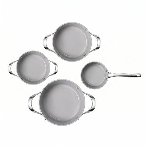Bộ nồi Ceramic Elmich Premium Zen Quánh 16cm, nồi 18, 20, 24cm