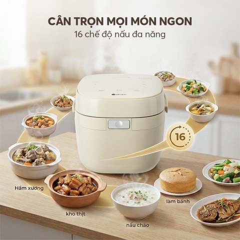 Nồi cơm điện tử Elmich RCE9363 dung tích 1,2L