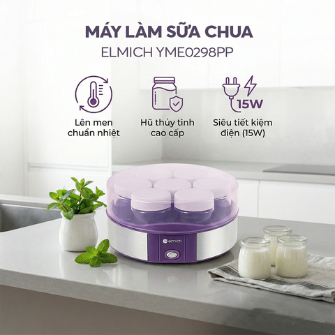 Máy làm sữa chua Elmich YME0298PP