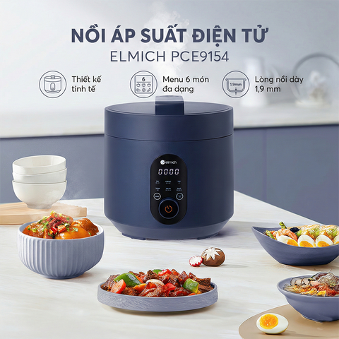 Nồi áp suất điện đa năng Elmich PCE9154 dung tích 3L