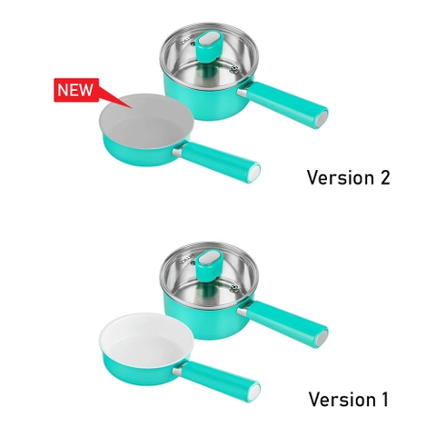Bộ nồi chảo inox nguyên khối an toàn Baby EL-1168OLMax size 14cm