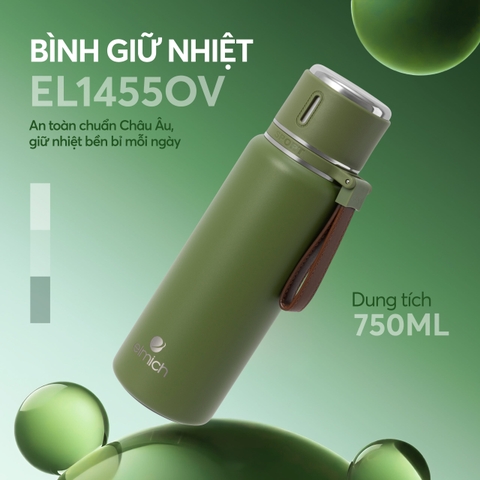 Bình giữ nhiệt inox 304 Elmich EL1455 dung tích 750ml