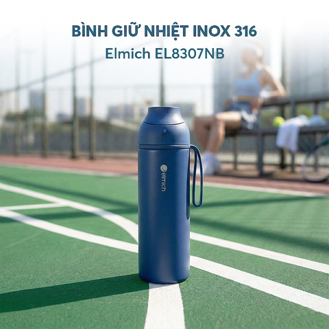 Bình giữ nhiệt inox 316 Elmich EL8307NB dung tích 660ml