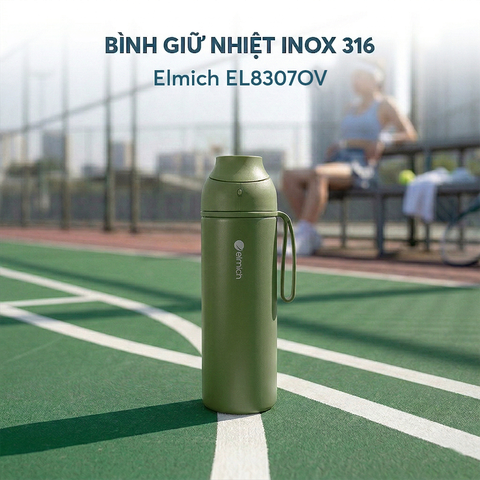Bình giữ nhiệt inox 316 Elmich EL8307OV dung tích 660ml