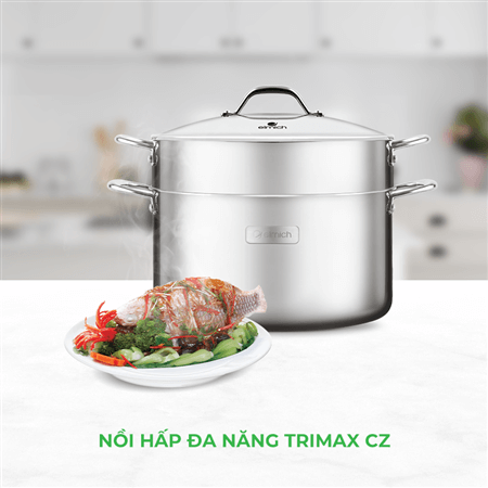 Nồi hấp đa năng inox liền khối Elmich Trimax CZ EL-3831 size 28cm