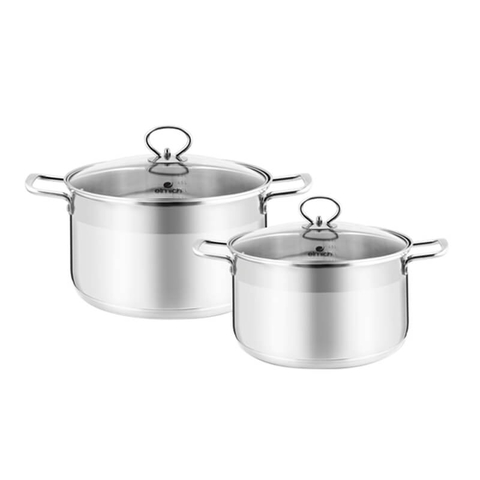 Bộ 02 nồi inox cao cấp Elmich EDA-058. size 20cm,24cm