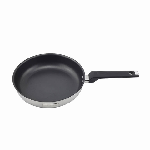 Bộ chảo inox chống dính đáy liền Elmich Trimax 2102OL size 20, 26cm