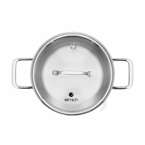 Bộ nồi Inox liền khối Elmich Trimax Classic EL2110OL size 18,20,24, chảo 26cm