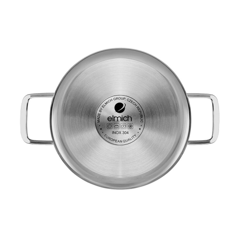 Bộ nồi Inox liền khối Elmich Trimax Classic EL2110OL size 18,20,24, chảo 26cm
