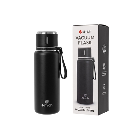 Bình giữ nhiệt inox 304 Elmich EL1455BK dung tích 750ml
