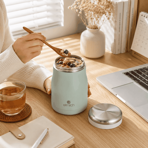 Bình đựng thức ăn giữ nhiệt Inox 304 Elmich EL-8291 dung tích 470ml