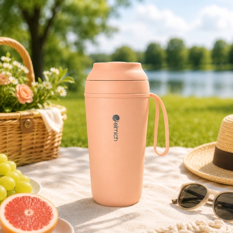 Cốc giữ nhiệt inox 316 Elmich EL8305PF dung tích 450ml