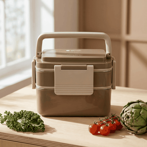 Hộp cơm 2 tầng inox 304 Elmich EL8313 dung tích 1.5L