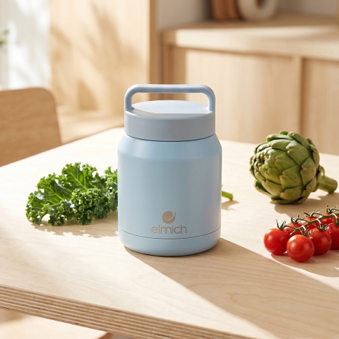 Bình đựng thức ăn giữ nhiệt inox 304 Elmich EL8337 dung tích 650ml