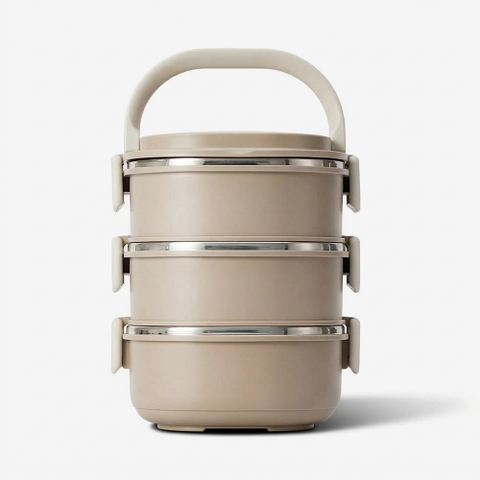 Hộp cơm 3 tầng inox 304 Elmich EL8388 dung tích 2.1L