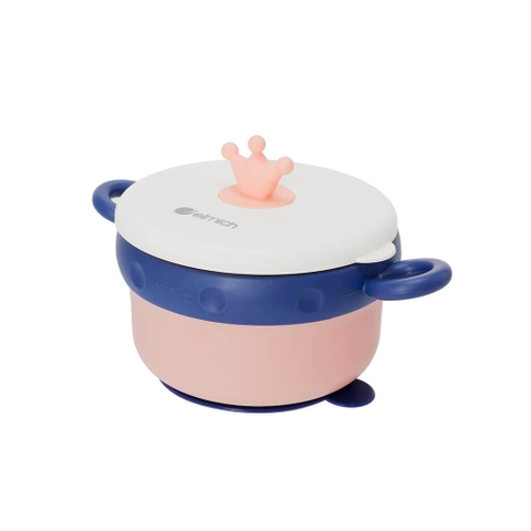 Bát ăn cho trẻ em hình vương miện, inox 316 Elmich 0008VM