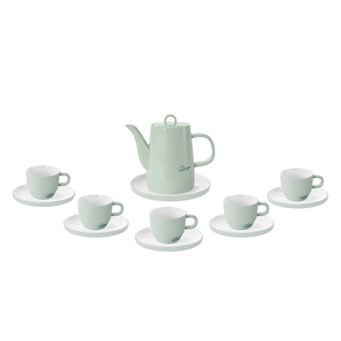 Bộ bình trà 1,2L bằng sứ Elmich RoseDesign EL0216PG