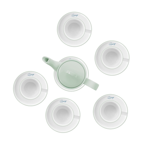 Bộ bình trà 1,2L bằng sứ Elmich RoseDesign EL0216PG