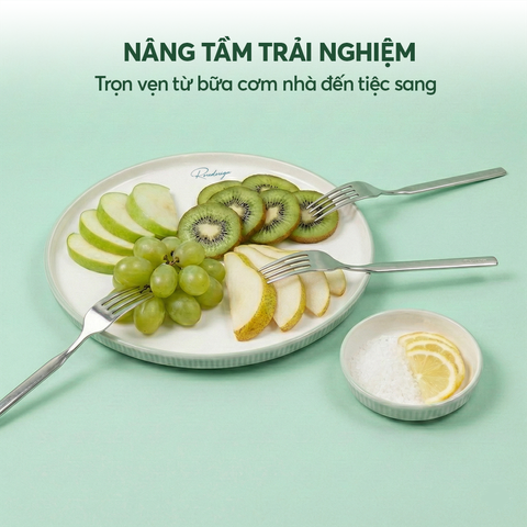Bộ 6 đĩa chấm tròn Elmich RoseDesign EL0261PG