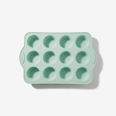 Khuôn làm bánh, thạch rau câu hình tròn silicon 12 lỗ Elmich EL0682