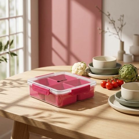Hộp nhựa đa năng 4 ngăn rời Elmich EL0754