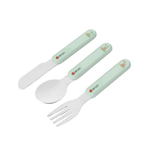 Bộ thìa, dao, dĩa cho bé Elmich EL2374