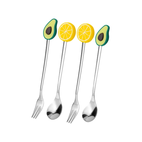 Bộ thìa, dĩa 4 chiếc Elmich EL2453