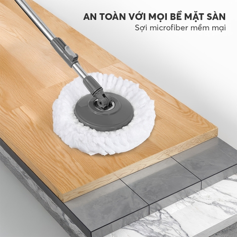 Bộ lau sàn xoay 360 độ Elmich EL3005