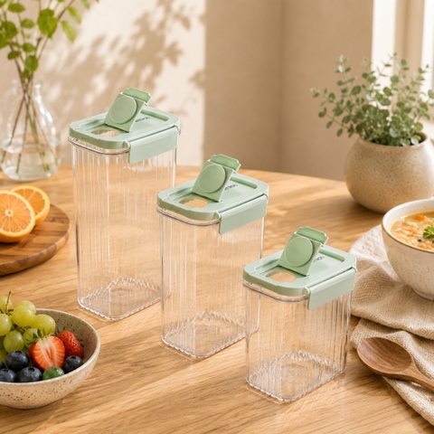 Bộ 3 hộp bảo quản thực phẩm Elmich EL3123 dung tích 1010ml-1450ml- 2000ml