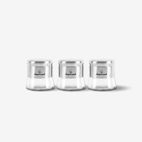 Bộ hộp đựng gia vị thủy tinh 3 món Smartcook SM-8402