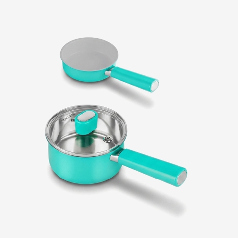 Bộ nồi chảo inox nguyên khối an toàn Baby EL-1168OLMax size 14cm