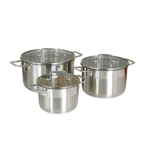 Bộ nồi Inox 304 Elmich EL-2324MN size 16, 20, 24cm