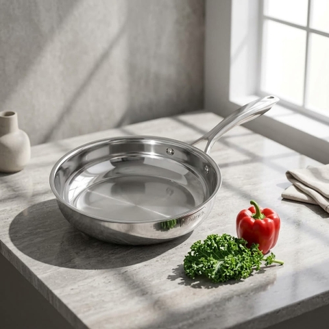 Chảo Inox dập nguyên khối Elmich EL-2431OL24 Size 24cm
