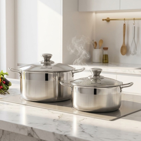 Bộ nồi inox Smartcook SM-2456MB size 16,24cm