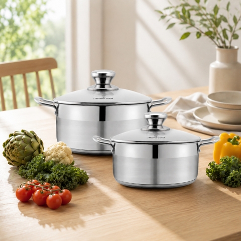 Bộ nồi inox Smartcook SM-2456MB size 16,24cm