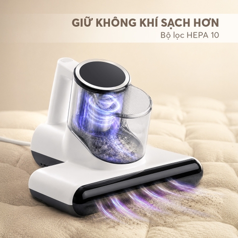 Máy hút bụi kháng khuẩn giường nệm Elmich Daily