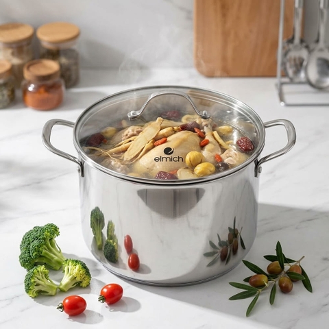 Nồi luộc gà inox 304 Elmich Daily EL2525IN