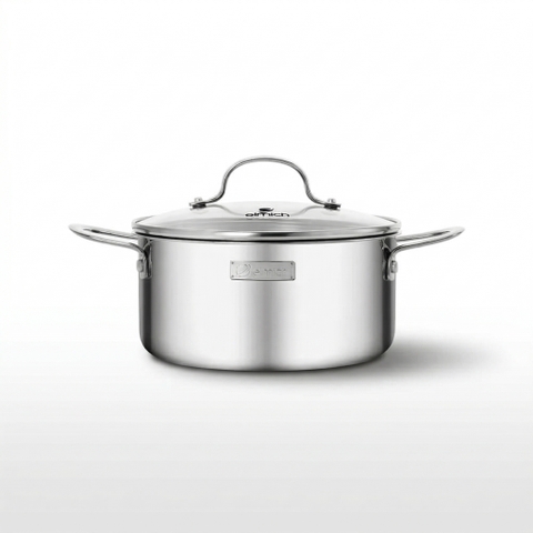 Nồi inox nguyên khối liền đáy Elmich EL-2531IN24 size 24cm