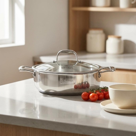 Nồi chảo lẩu đa năng Inox liền khối Elmich Trimax XS EL-3847 size 26cm