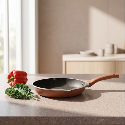 Chảo chống dính vân đá 3D Size 20-24-26-28cm