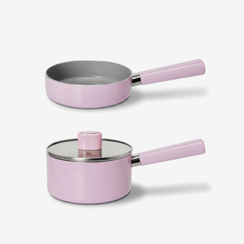Bộ nồi chảo chống dính Baby full induction EL-5221LA16 size 16cm