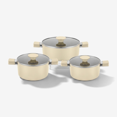Bộ nồi chống dính Ceramic Elmich Classic EL5226BE03 Size 18,20,24cm