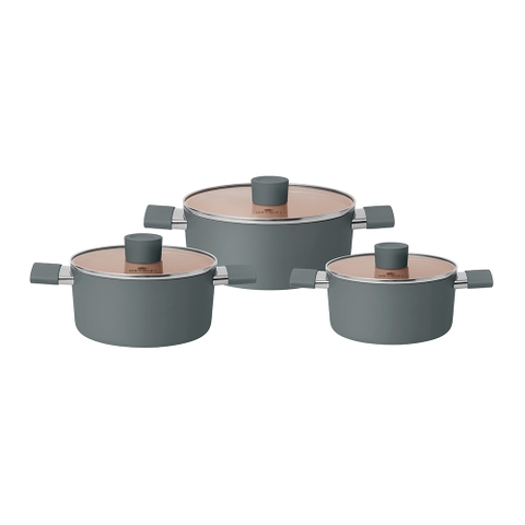 Bộ nồi chống dính Ceramic Elmich EL5240 Size 18,20,24cm