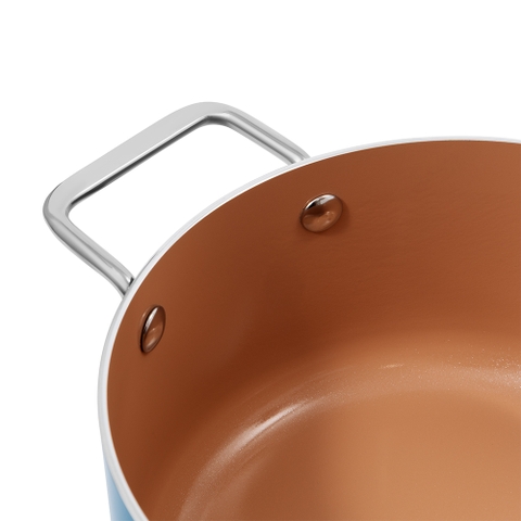 Bộ nồi chống dính ceramic Elmich Daily EL5245CB01-16, 20, 24cm