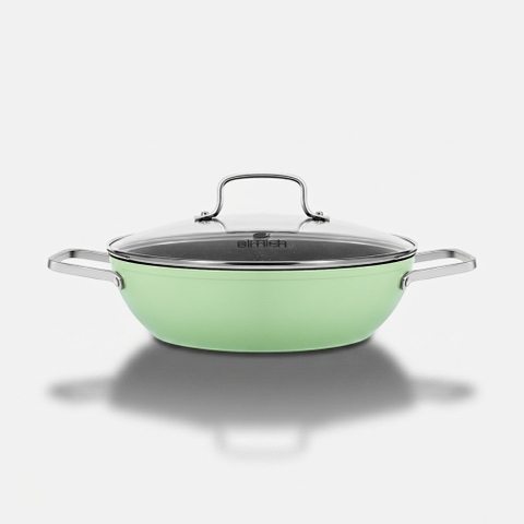 Nồi lẩu chống dính vân đá Elmich El-5553GY28 size 28cm