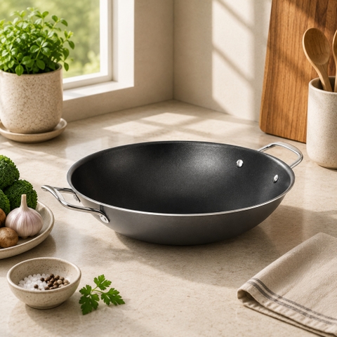 Chảo xào chống dính Smartcook SM- 5763GR36 size 36cm
